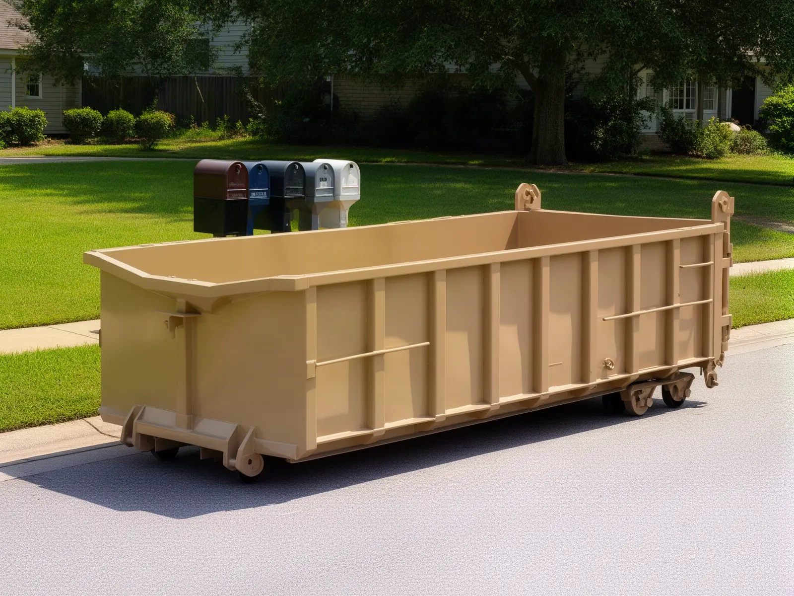 Roll-off dumpster from Vogel & Sons Dumpster Rental in Easley, SC